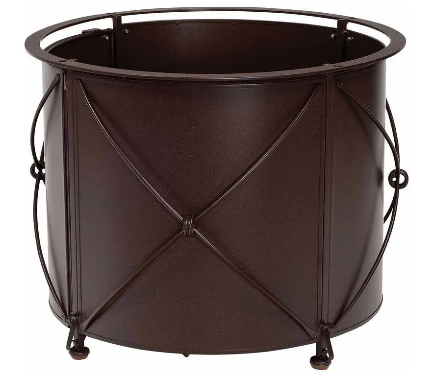 Woodard 4TM348 Derby Accented Universal Round Fire Table with Round Burner Woodard 4TM348 Derby Accented Universal Round Fire Table with Round Burner
