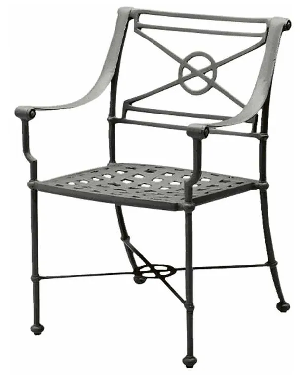 Woodard 850410 Delphi Dining Arm Chair without Cushion Woodard 850410 Delphi Dining Arm Chair without Cushion