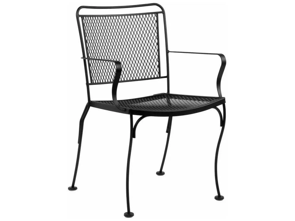 Woodard 130001 Constantine Dining Arm Chair | Stackable