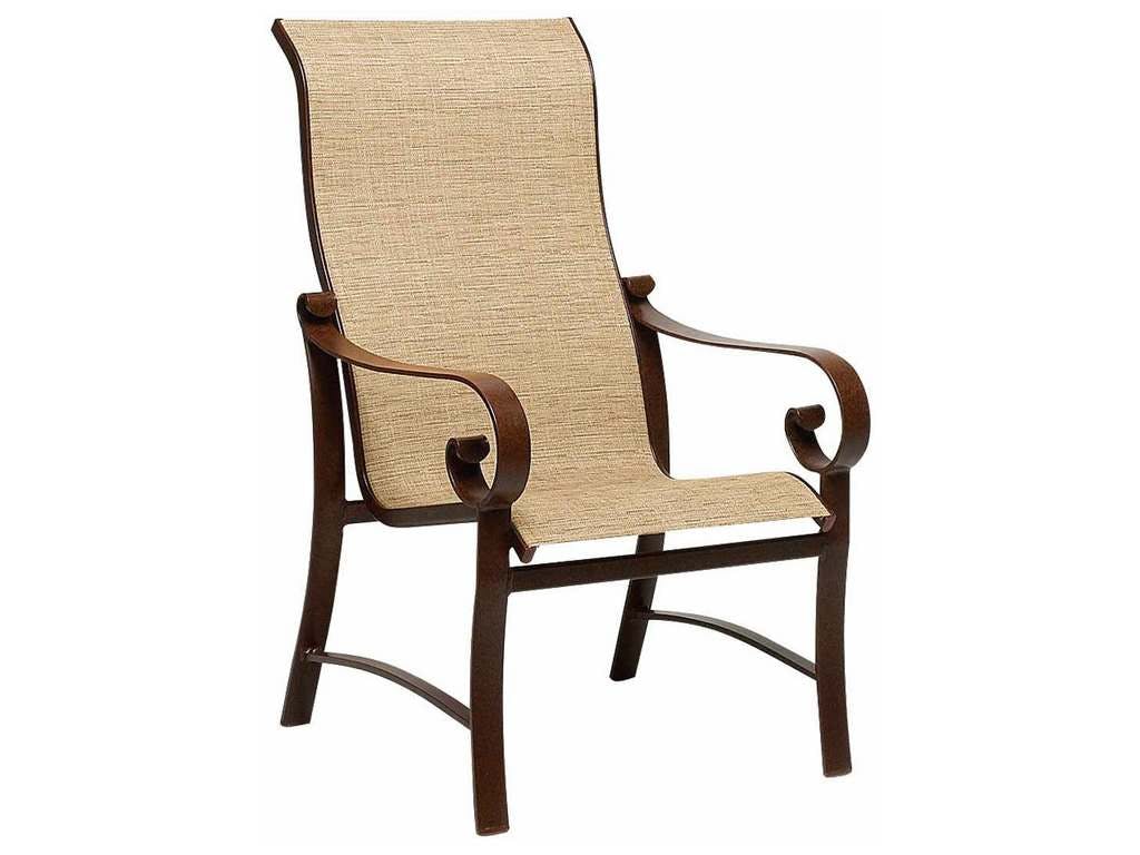 Woodard 62H425 Belden High-Back Dining Arm Chair