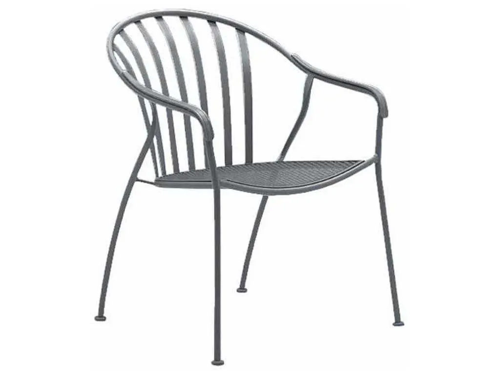 Woodard 310001 Valencia Barrel Dining Arm Chair Stackable
