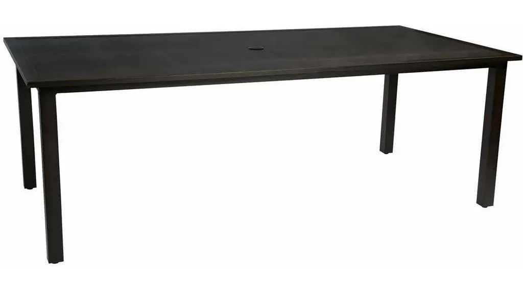 Woodard 710884 Elemental Rectangular Umbrella Table Woodard 710884 Elemental Rectangular Umbrella Table