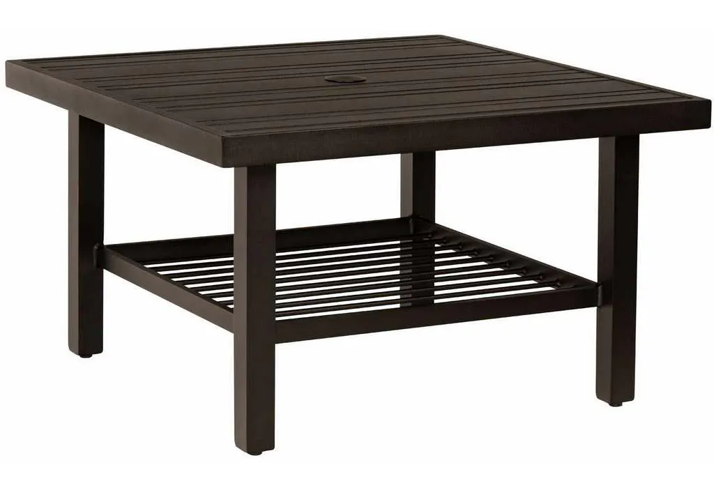 Woodard 4V4300 02637 Tri Slat Complete Tables Square Coffee Table Woodard 4V4300 02637 Tri Slat Complete Tables Square Coffee Table