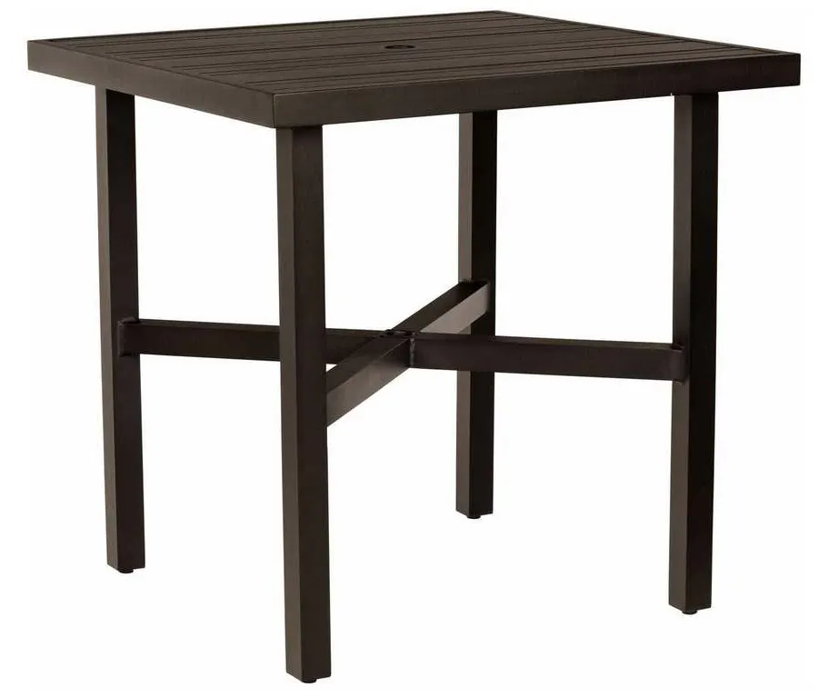 Woodard 4V5500 02637 Tri Slat Complete Tables Square Counter Height Table Woodard 4V5500 02637 Tri Slat Complete Tables Square Counter Height Table