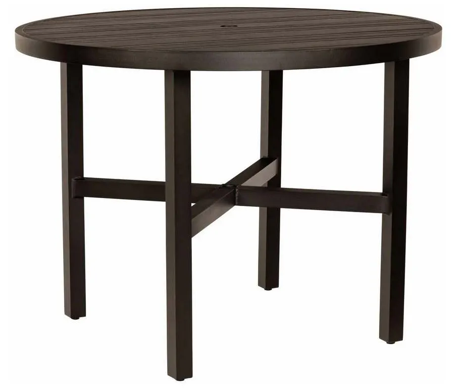 Woodard 4V5500 02648 Tri Slat Complete Tables Round Counter Height Table Woodard 4V5500 02648 Tri Slat Complete Tables Round Counter Height Table