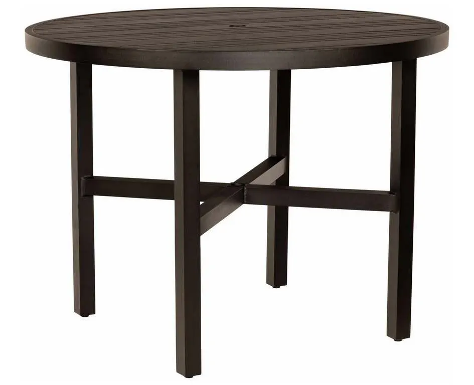 Woodard 4V5500 02648 Tri Slat Complete Tables Round Counter Height Table Woodard 4V5500 02648 Tri Slat Complete Tables Round Counter Height Table