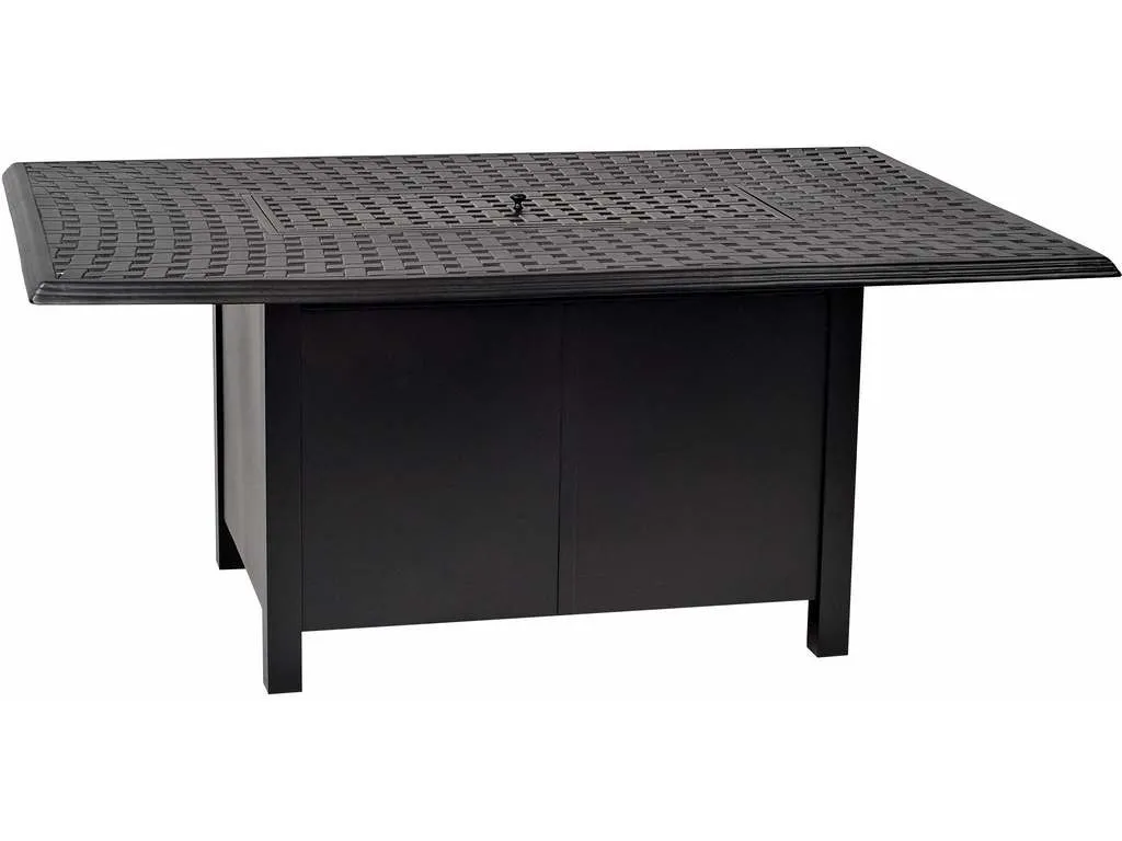Woodard 650LCH  Universal Rectangular Fire Pit Base with Rectangular Burner