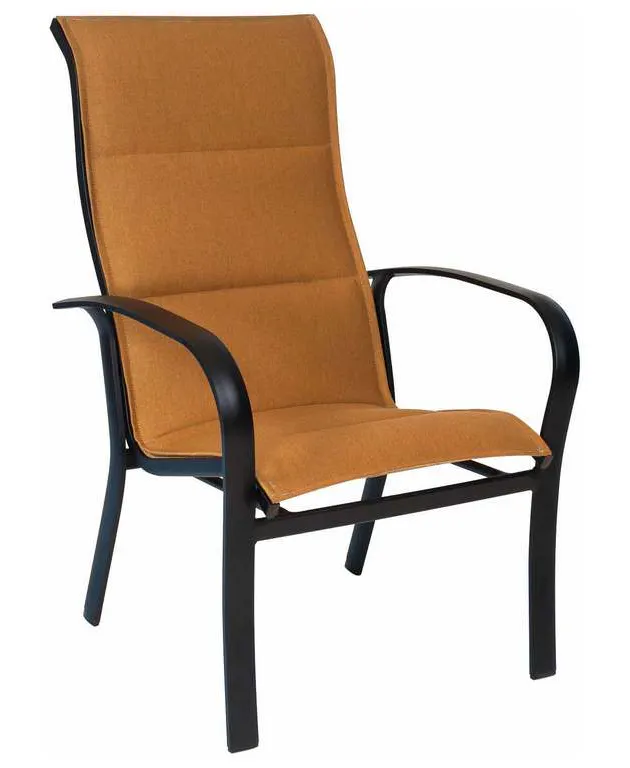Woodard 2PH526 Fremont Padded Sling High Back Dining Arm Chair Stackable Woodard 2PH526 Fremont Padded Sling High Back Dining Arm Chair Stackable