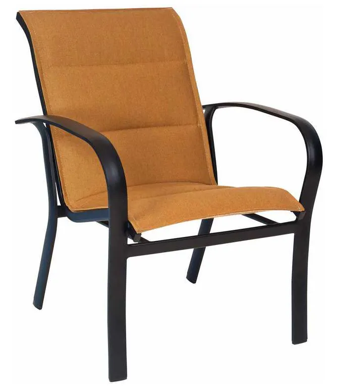 Woodard 2PH501 Fremont Padded Sling Dining Arm Chair Stackable Woodard 2PH501 Fremont Padded Sling Dining Arm Chair Stackable