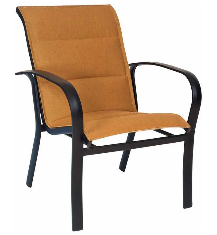 Woodard 2PH501 Fremont Padded Sling Dining Arm Chair Stackable Woodard 2PH501 Fremont Padded Sling Dining Arm Chair Stackable