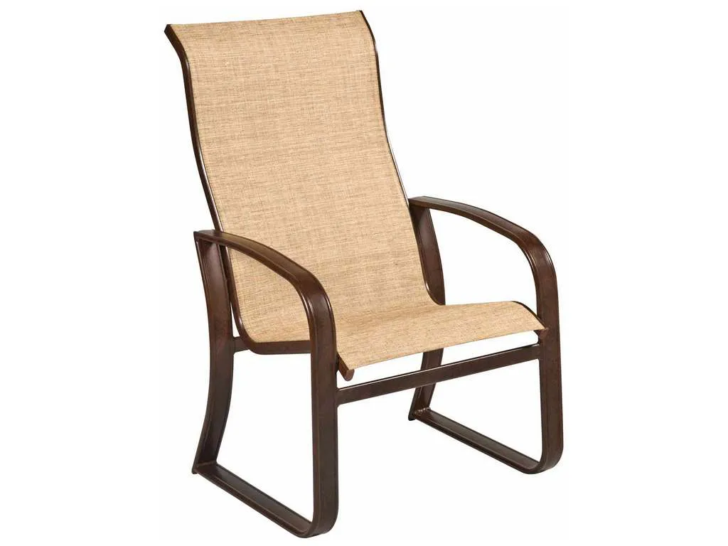 Woodard 2FH426 Cayman Isle High-Back Dining Arm Chair