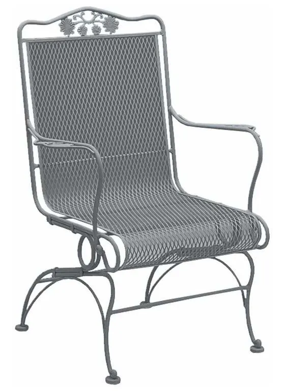 Woodard 400066 Briarwood High-Back Coil Spring Chair Woodard 400066 Briarwood High-Back Coil Spring Chair