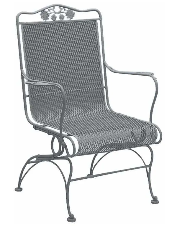 Woodard 400066 Briarwood High-Back Coil Spring Chair Woodard 400066 Briarwood High-Back Coil Spring Chair