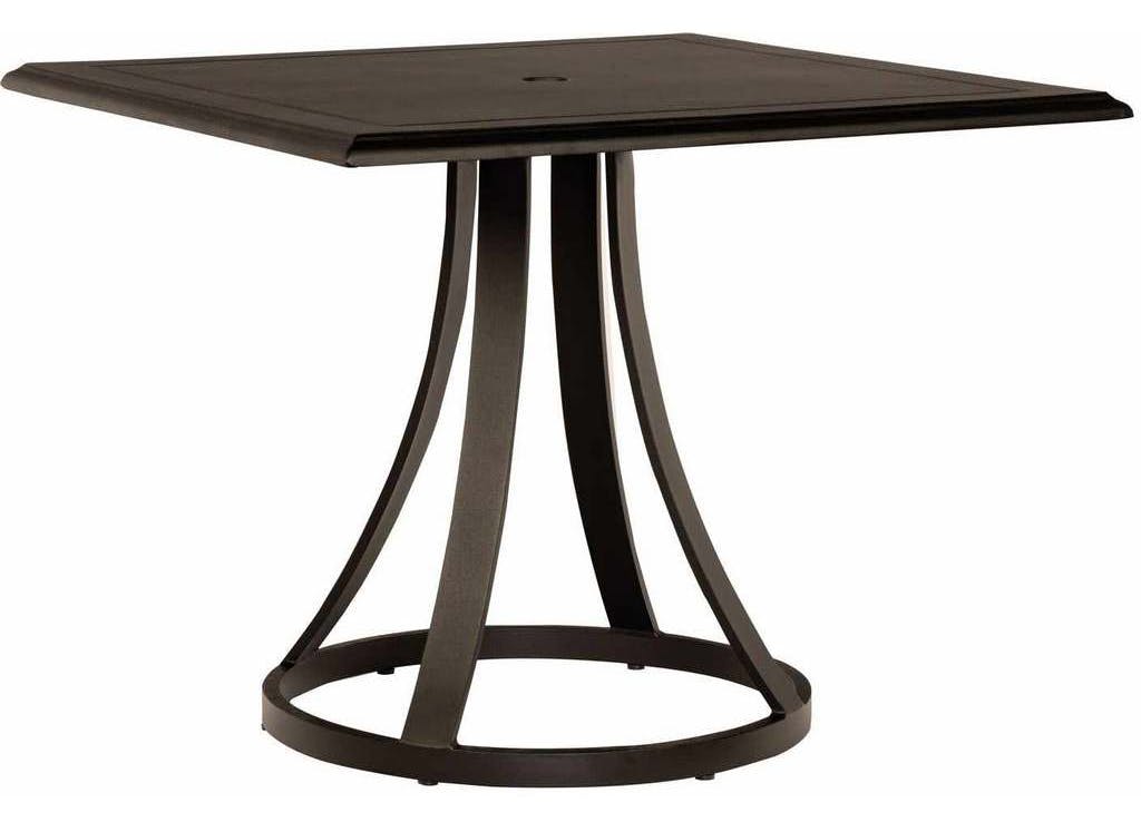 Woodard 5Y4800 09236 Solid Cast Complete Tables Square Bistro Table Woodard 5Y4800 09236 Solid Cast Complete Tables Square Bistro Table