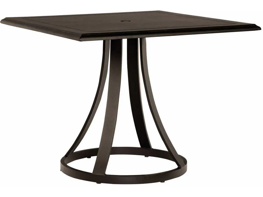 Woodard 5Y4800 09236 Solid Cast Complete Tables Square Bistro Table Woodard 5Y4800 09236 Solid Cast Complete Tables Square Bistro Table