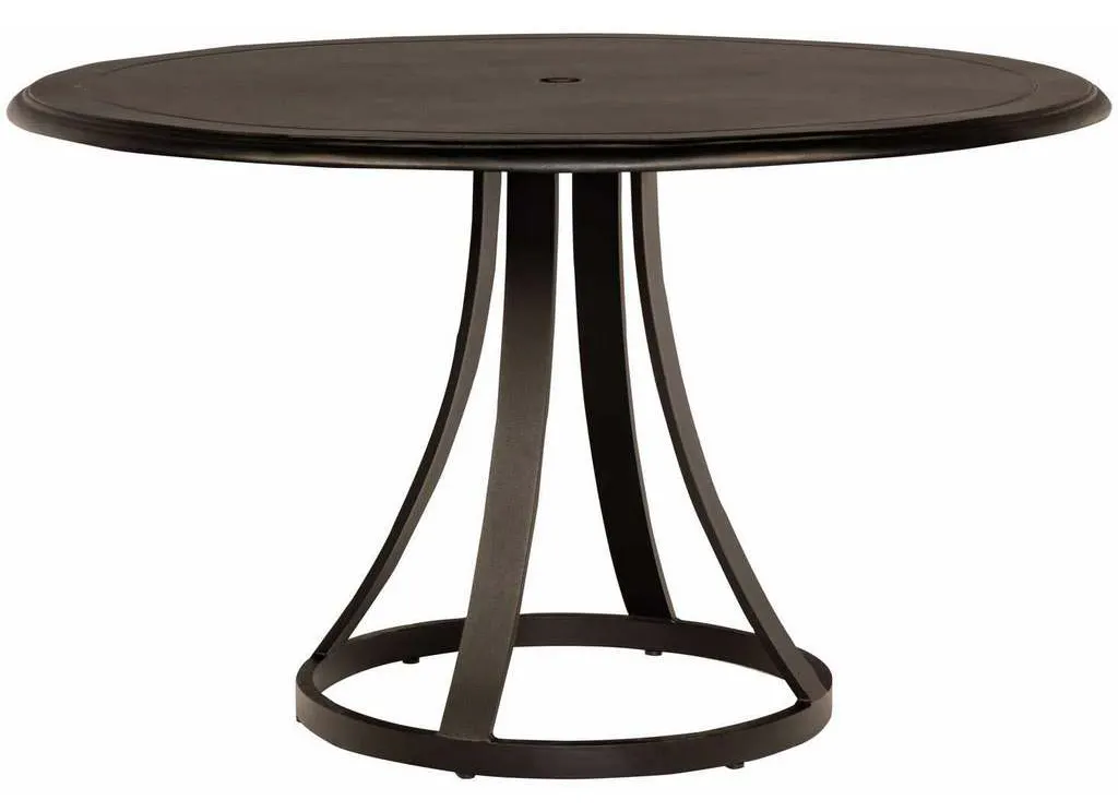Woodard 5Y4800 09248 Solid Cast Complete Tables Round Dining Umbrella Table Woodard 5Y4800 09248 Solid Cast Complete Tables Round Dining Umbrella Table