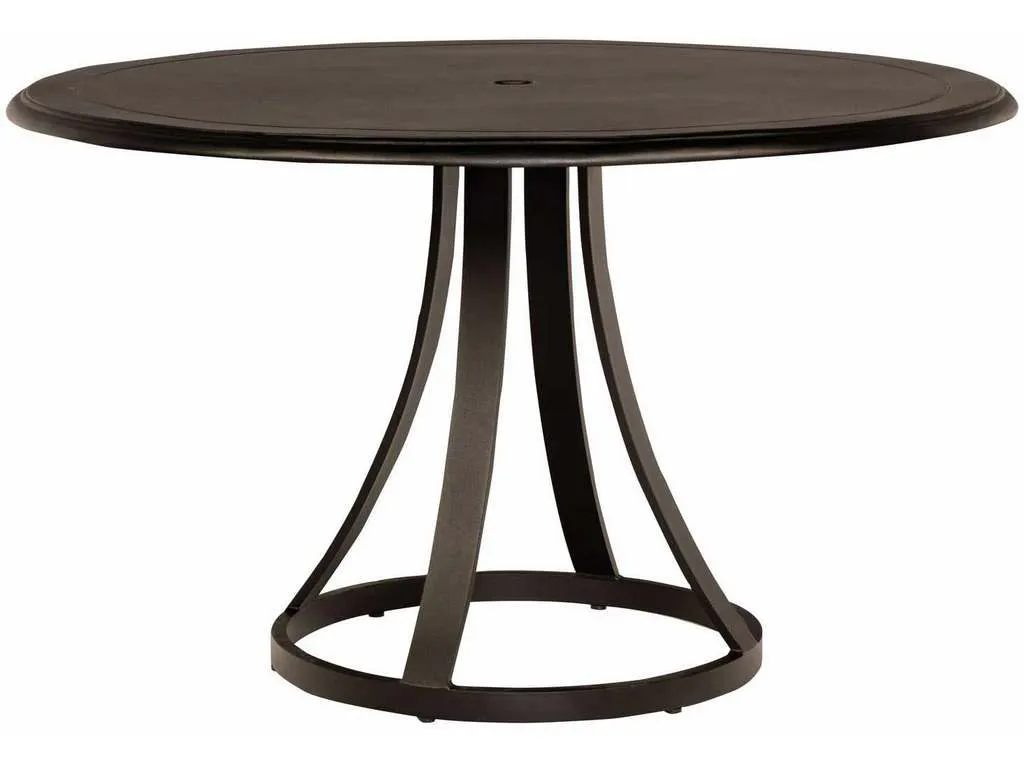 Woodard 5Y4800 09248 Solid Cast Complete Tables Round Dining Umbrella Table Woodard 5Y4800 09248 Solid Cast Complete Tables Round Dining Umbrella Table