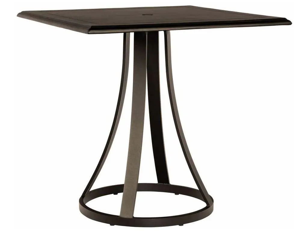 Woodard 5Y5500  09236 Solid Cast Complete Tables Square Counter Height Table