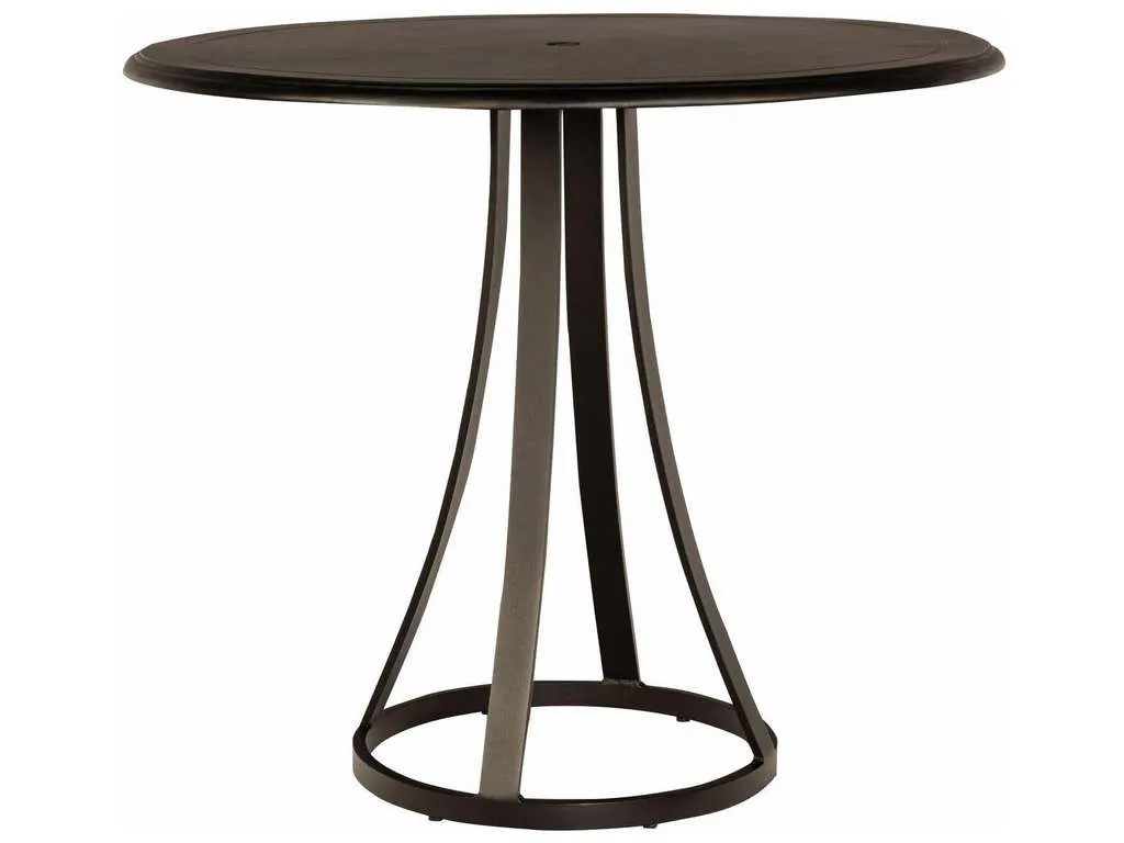 Woodard 5Y6600  09248 Solid Cast Complete Tables Round Bar Height Table