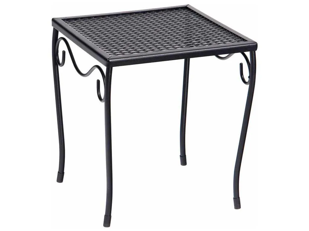 Woodard 190212  Mesh Top Small Square End Table