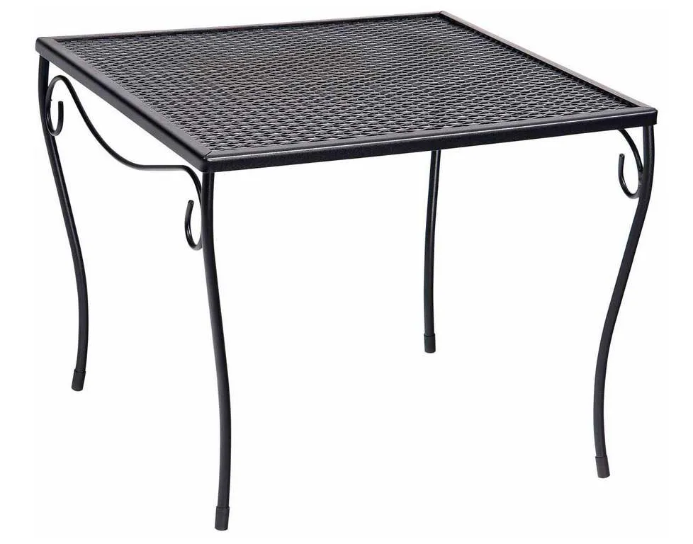Woodard 190214 Mesh Top Large Square End Table Woodard 190214 Mesh Top Large Square End Table