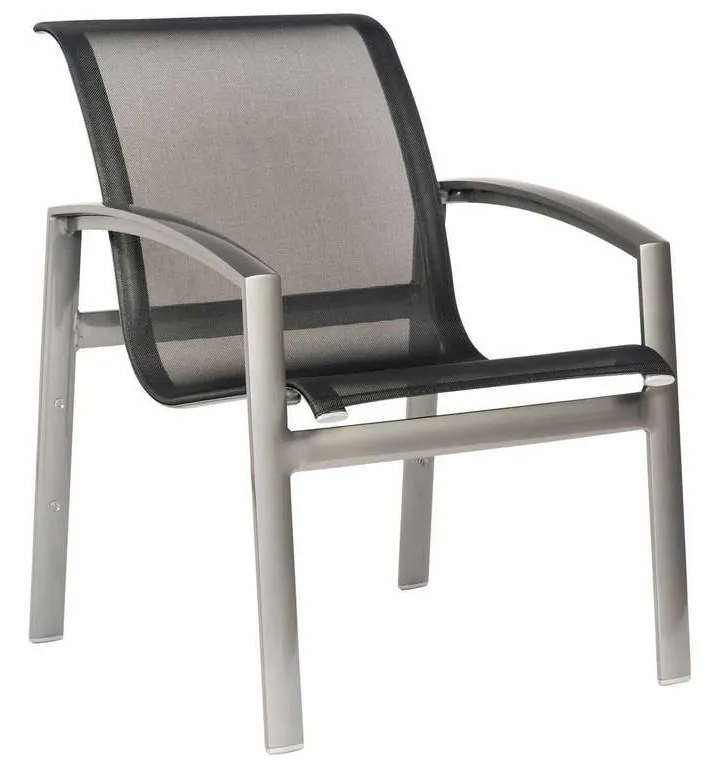 Woodard 320417 Metropolis Sling Stacking Dining Armchair Woodard 320417 Metropolis Sling Stacking Dining Armchair