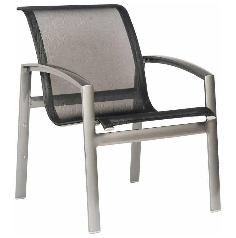 Woodard 320417 Metropolis Sling Stacking Dining Armchair Woodard 320417 Metropolis Sling Stacking Dining Armchair