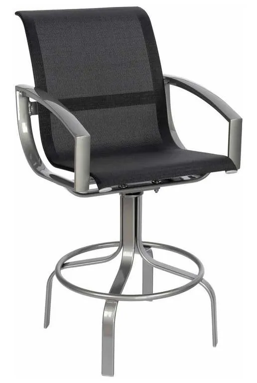 Woodard 320468 Metropolis Sling Swivel Bar Stool Woodard 320468 Metropolis Sling Swivel Bar Stool