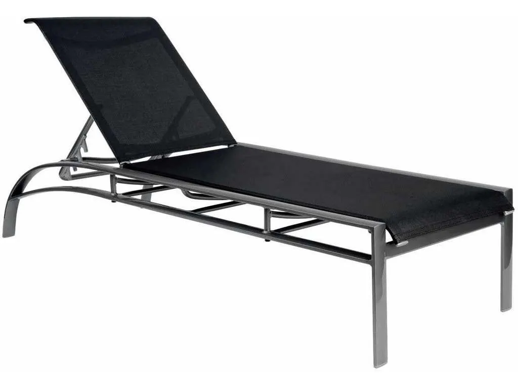 Woodard 320470 Metropolis Sling Adjustable Chaise Lounge Stackable Woodard 320470 Metropolis Sling Adjustable Chaise Lounge Stackable