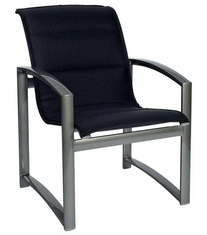 Woodard 320501 Metropolis Padded Sling Dining Armchair Woodard 320501 Metropolis Padded Sling Dining Armchair