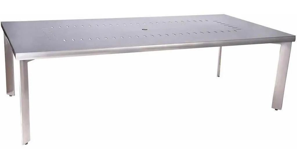 Woodard 3290BT Rectangular Umbrella Table Woodard 3290BT Rectangular Umbrella Table
