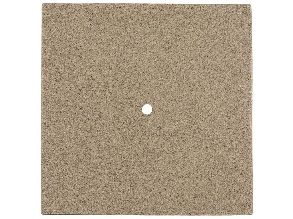 Woodard 0MC37  Oatmeal 36 inch Square Fiberglass Faux Granite Top