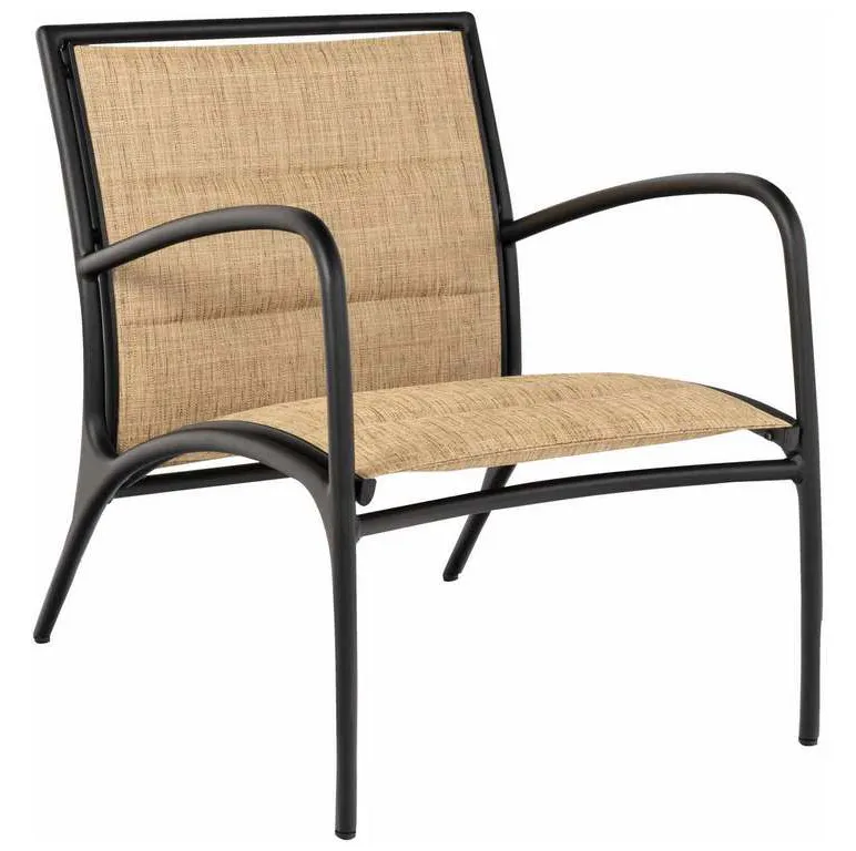 Woodard 990506T Orion Padded Sling Lounge Chair with Arms Woodard 990506T Orion Padded Sling Lounge Chair with Arms