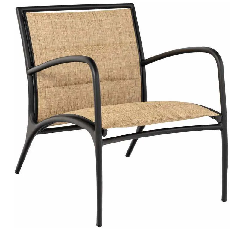 Woodard 990506T Orion Padded Sling Lounge Chair with Arms Woodard 990506T Orion Padded Sling Lounge Chair with Arms