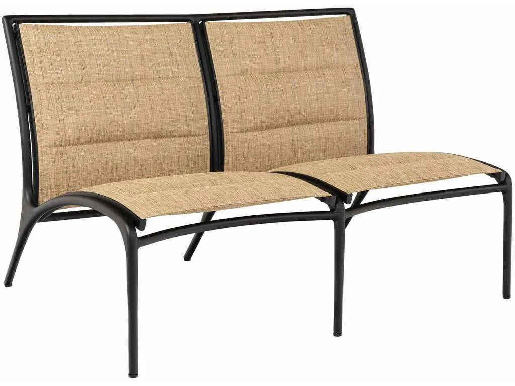 Woodard 990512T Orion Padded Sling Armless Love Seat Woodard 990512T Orion Padded Sling Armless Love Seat