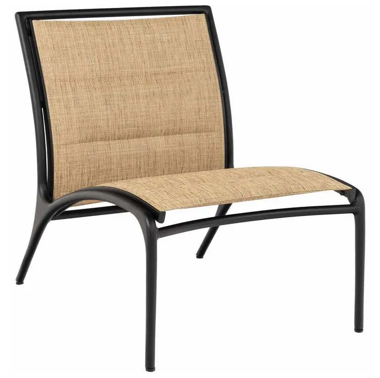Woodard 990562T Orion Padded Sling Armless Lounge Chair Woodard 990562T Orion Padded Sling Armless Lounge Chair