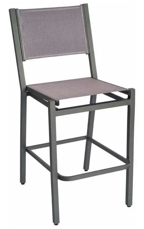 Woodard 570481 Palm Coast Sling Bar Stool without Arms Woodard 570481 Palm Coast Sling Bar Stool without Arms