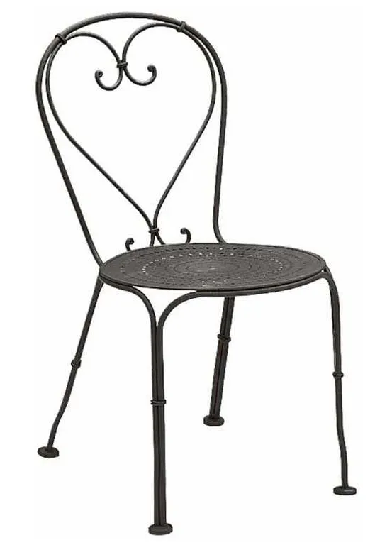 Woodard 380010 Parisienne Side Chair Pattern Metal Seat Woodard 380010 Parisienne Side Chair Pattern Metal Seat