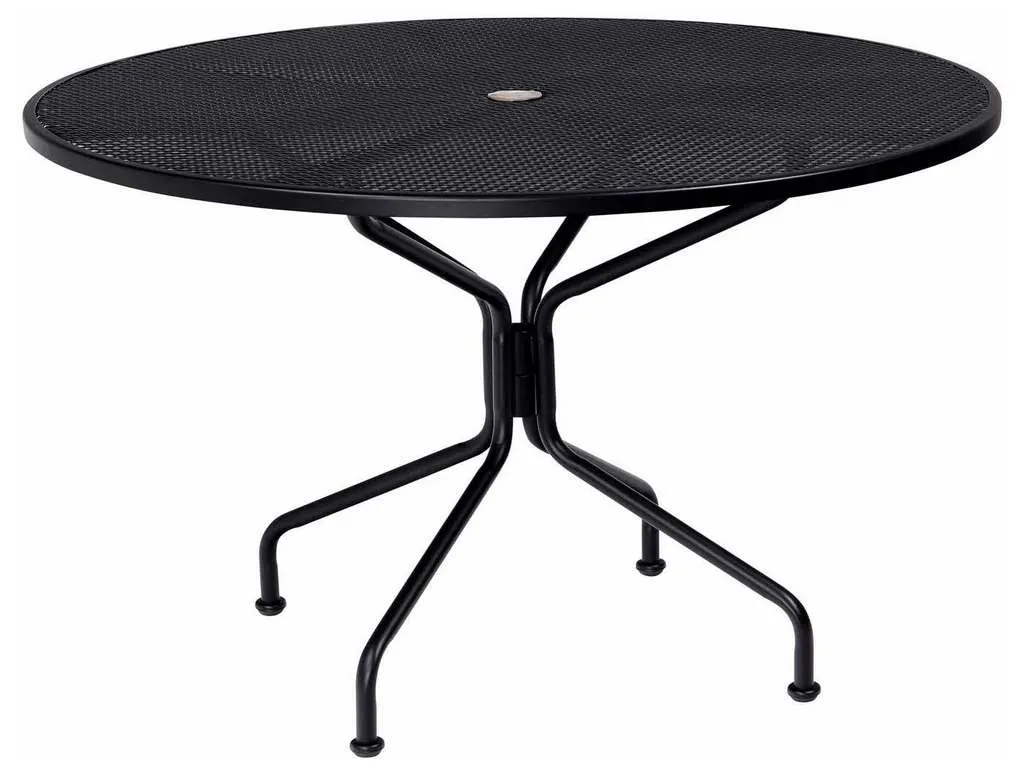 Woodard 190228 Premium Mesh RTA 48 inch Round Umbrella Table Woodard 190228 Premium Mesh RTA 48 inch Round Umbrella Table