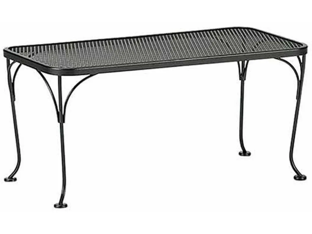 Woodard 190041  Tables and Accessories 18 inch x 36 inch Rectangular Coffee Table