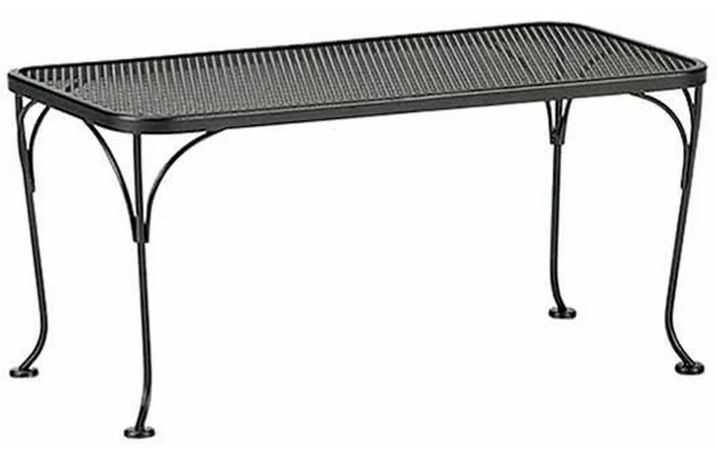 Woodard 190041 Tables and Accessories 18 inch x 36 inch Rectangular Coffee Table Woodard 190041 Tables and Accessories 18 inch x 36 inch Rectangular Coffee Table