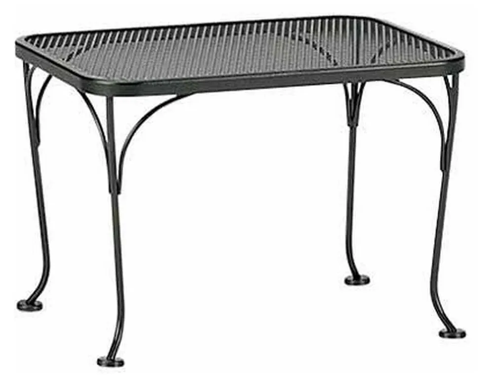 Woodard 190040 Tables and Accessories 18 inch x 24 inch Rectangular Side Table Woodard 190040 Tables and Accessories 18 inch x 24 inch Rectangular Side Table