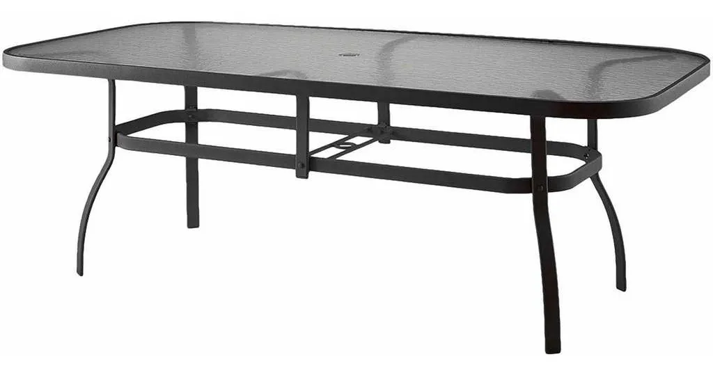 Woodard 826290W Tables Accessories and Bases Deluxe 44 inch x 90 inch Rectangular Umbrella Table Woodard 826290W Tables Accessories and Bases Deluxe 44 inch x 90 inch Rectangular Umbrella Table