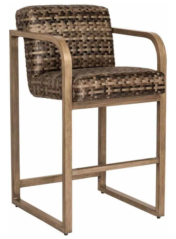 Woodard S648091 Reunion Bar Stool with Arms Woodard S648091 Reunion Bar Stool with Arms