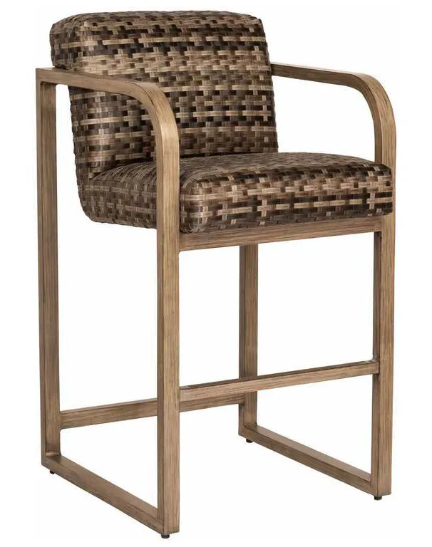 Woodard S648091 Reunion Bar Stool with Arms Woodard S648091 Reunion Bar Stool with Arms
