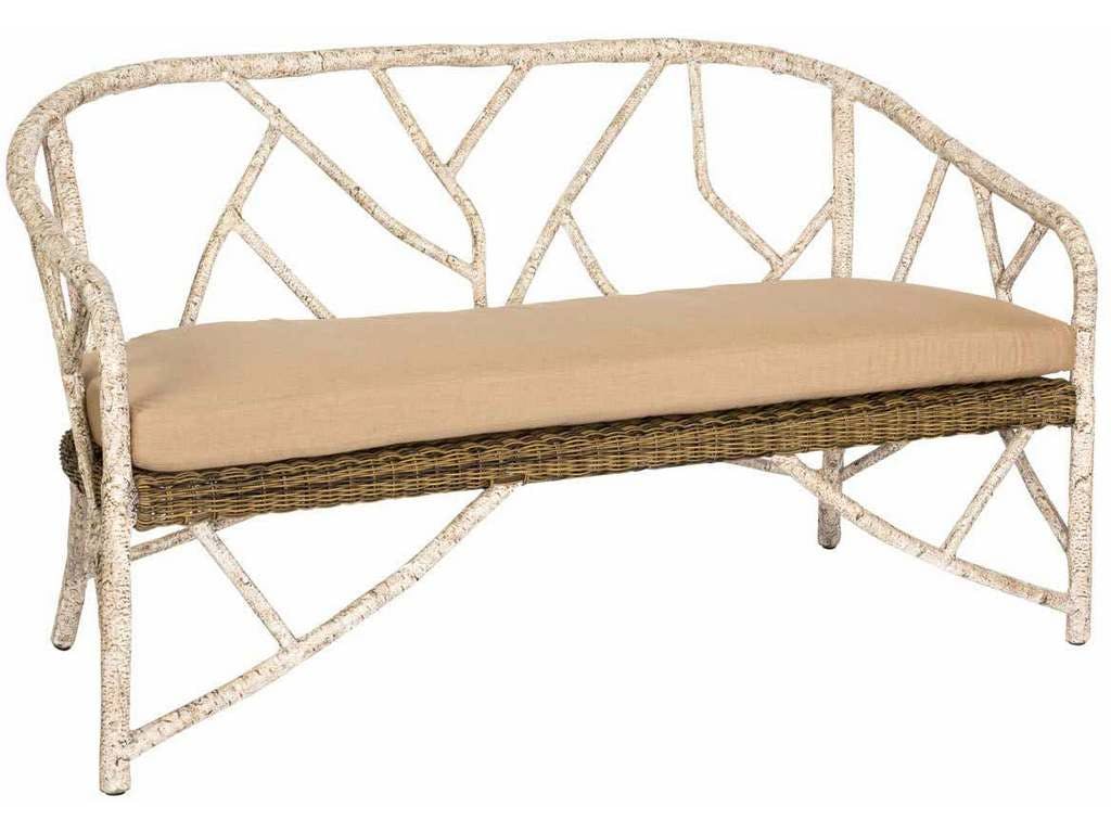 Woodard S545051 River Run Faux Bois Love Seat