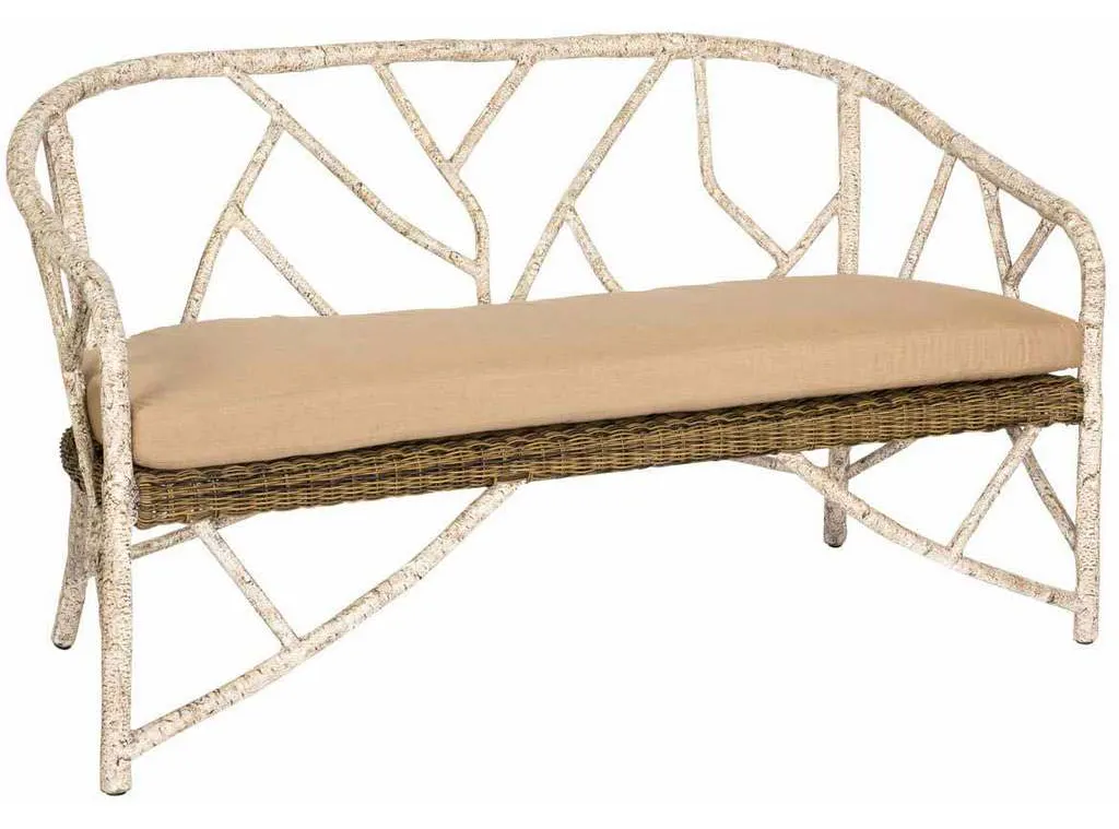 Woodard S545051 River Run Faux Bois Love Seat Woodard S545051 River Run Faux Bois Love Seat