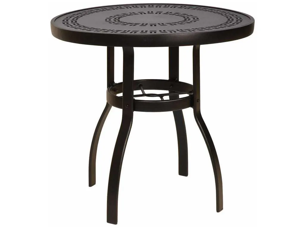 Woodard 826030A  Deluxe 30 inch Dining Table with Trellis Top