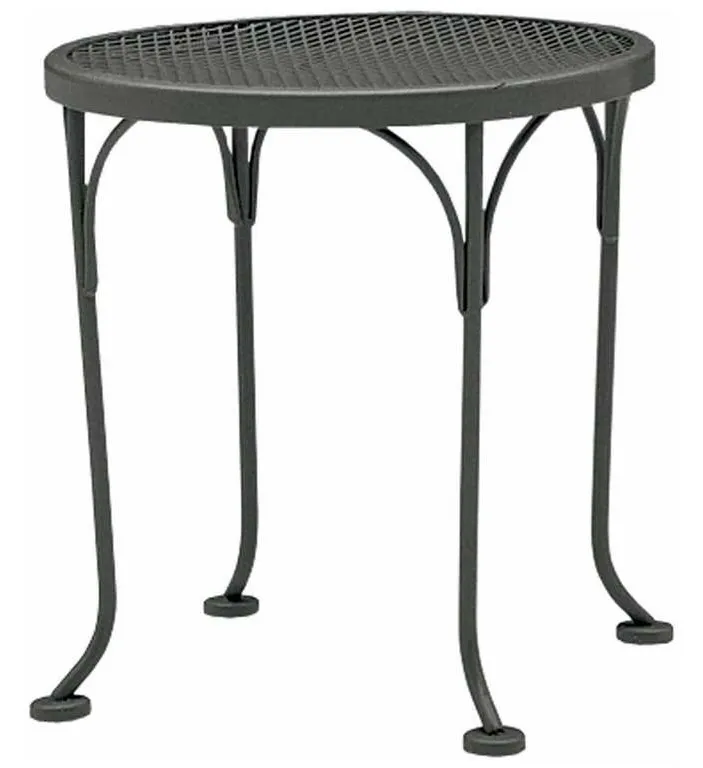Woodard 190193 Tables and Accessories 17 inch Round End Table Woodard 190193 Tables and Accessories 17 inch Round End Table