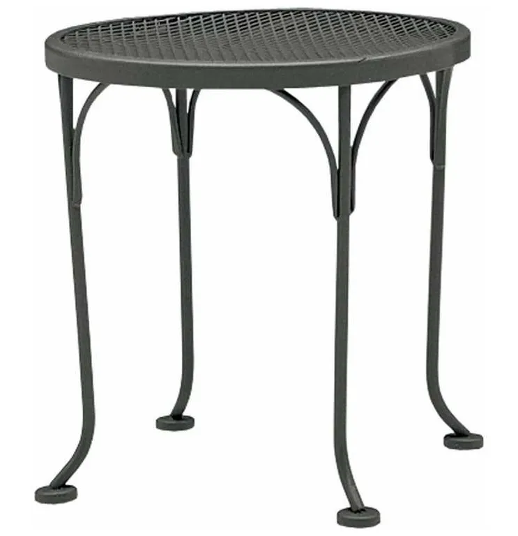 Woodard 190193 Tables and Accessories 17 inch Round End Table Woodard 190193 Tables and Accessories 17 inch Round End Table